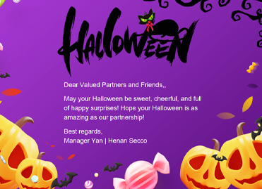 Henan Secco CEO &Mu;ή&nu;&upsilon;&mu;&alpha; &chi;&alpha;&iota;&rho;&epsilon;&tau;&iota;&sigma;&mu;&omicron;ύ Halloween